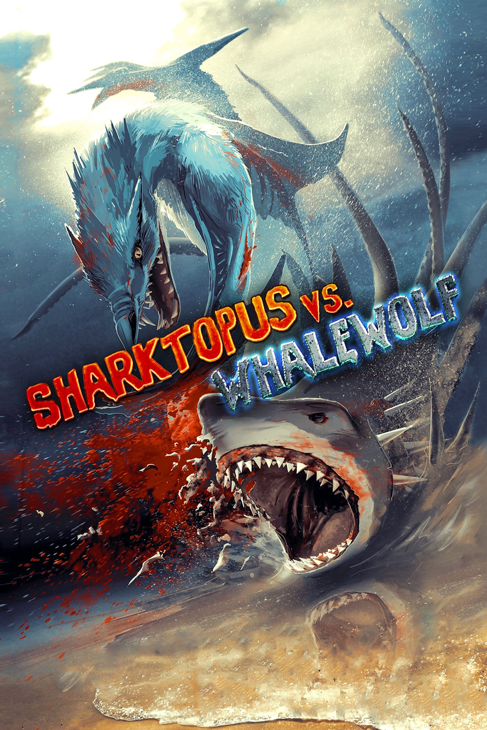Постер Sharktopus vs. Whalewolf